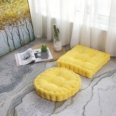 해피유통 편안한 다용도 원형 방석 사계절용 다양한 색상 가정용 사무실용, 40*40cm 9바늘-280g, 7