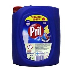 Pril 濃縮高效洗碗精, 1個, 檸檬香-3868ml