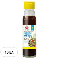 오뚜기 LIGHT JOY 저칼로리 오리엔탈 드레싱, 210g, 10개