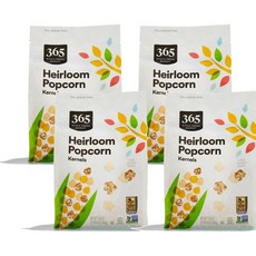365 홀푸드마켓 에어룸 팝콘 쁘띠 커널 567g, 4개