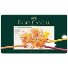 FABER-CASTELL 輝柏 Polychromos 專家級綠盒油性色鉛筆 (德國), 詳見包裝