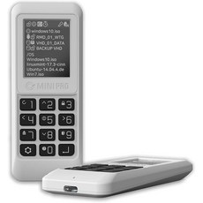 IODD Iodd MINI Pro 외장 암호화 SSD (512GB) - USB-C 3.1 Gen 1 | 부팅 가능한 가상 ODD/HDD (ISO VHD VMDK) AES25, Iodd MINI Pro 외장 암호화 SSD (512G