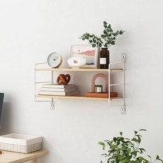 SOHEIM 多功能壁掛式裝飾置物架, 白色