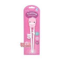 Ku.Ku 酷咕鴨 幼童學習筷 Ku3038, 粉色, 1個
