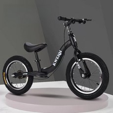 밸런스 바이크 페달없는 자전거 16인치 14인치 바퀴 킥보드 균형 연습용 아동, 14인치 브레이크 100-120cm A