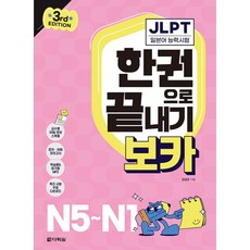 JLPT 한권으로 끝내기 보카 N5~N1 (N1 N2 N3 N4 N5) 다락원