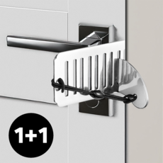 마젠스 안전한 여행용 휴대용 도어락 방문 잠금장치, 2개