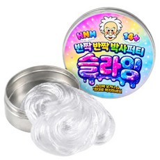 박사 퍼티 슬라임 대용량 62g 색상투명 1개 토이퍼티 손에 안묻는 퍼티 유리퍼티, 투명