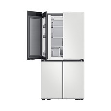 삼성 비스포크 AI 하이브리드 4도어 키친핏 Max 611L (푸드쇼케이스) 코타화이트 RM80F64L2A