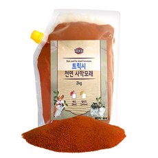트릭시 햄스터 목욕모래 천연 사막모래 (레드), 2kg, 1개