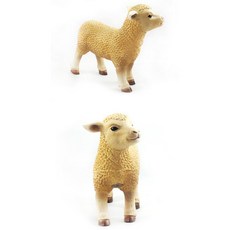 어린이집 정밀재현 아기 양 동물인형 키덜트 스몰월드 세밀 조카선물, 1개