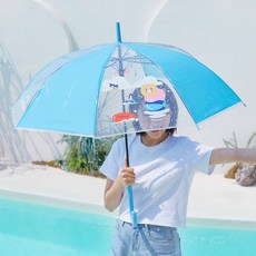 카카오프렌즈 썸머홀리데이 투명우산 춘식이