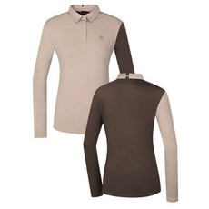 데니스골프 여성 절개배색 긴팔카라티_NAPFLTS056 2456851