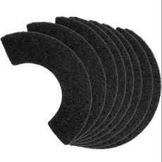 리터로봇 4와 호환되는 8개입 탄소 필터 고양이 화장실용 교체 활성탄 필터 프리미엄 세트