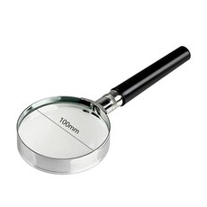 하임하이 대형 손잡이 확대경 독서용 돋보기 노안보조 확대렌즈, 1개, 100mm 1개, 100mm