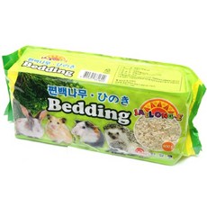 소동물 편백나무 400g 베딩 톱밥