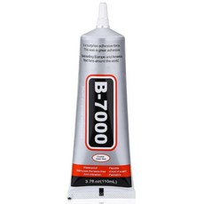 보석 제작용 B7000 주얼리 비드 글루 크리스탈 클리어 글루 3.7온스 B7000플러스 라인스톤 공예용 다용도 슈퍼 접착 글루 패브릭 금속 스톤 네일 아트 우드 글래스110m, 110 ml/ 3.7oz, 1