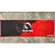 PLAYONE 動漫展運動毛巾 柔軟吸水 輕巧便攜, 1個, 紅