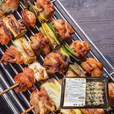 위드쿡 국내산 파닭꼬치 300g(50g*6입) + 데리소스 60g, 1팩