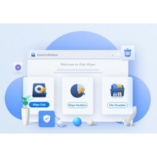 EaseUS BitWiper 永久刪除電腦硬碟資料, 1個, 3個硬碟1個月授權