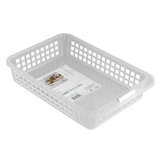 台灣現貨BO雜貨【SV3451】日本製 冰箱斜口防髒好拿好收整理盒 收納盒 冰箱收納 廚房收納, 1個, 淺型整理盒