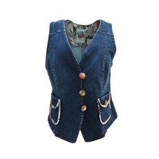 비꼴리끄 비꼴리끄자바라 V넥 데님 조끼 487362