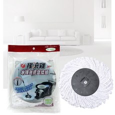 搖滾雞360 水桶拖把替換組(補充包/旋轉拖把頭/乾濕二用/居家清潔/Rocktex/舞水痕/台灣製), 詳見包裝