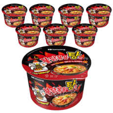 불닭볶음탕면 큰컵용기면 120g, 8개