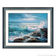 라오농 보석십자수 DIY 비즈공예 만들기 세트 픽스아트 64 +d26506LL, 스카이블루, 1개