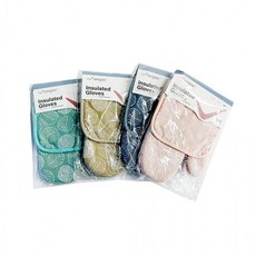 882 주방장갑 받침대 세트 오븐장갑 전자레인지 장갑 주방용품, 1개, 882주방장갑+받침대1세트(색상랜덤)