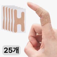 손가락 관절 보호대 테이핑형 마디 고정 밴드, 25개