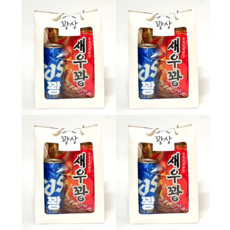 요상한마트 돌잔치 꽝상 스티커 포장 키트 [꽝스티커 4종+쇼핑백 1개], 4세트, 새우꽝+꽝카스 스티커