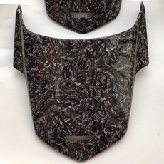 PET 鍛造碳纖紋 改色膜 汽車包膜 DIY 卡夢貼紙, 1個, 鍛造亮面鈦鋼黑灰1.52*1米