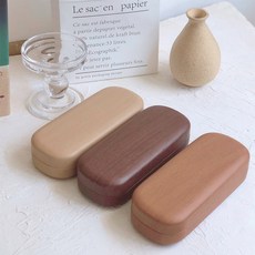 온통온유 안경집 안경케이스 우드 패턴 하드 안경통