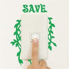 넝쿨 식물 스위치스티커, D