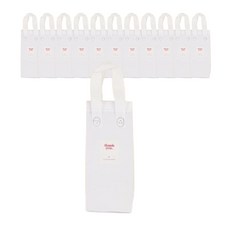 일회용 피크닉 도시락 미니 보냉백 보냉가방 쿨러백 대형 (스티커 포함), 12개, 화이트