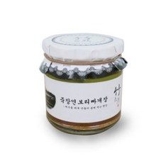 죽장연 프리미엄 보리빠개장 250g(유리병)(냉장) / 국내산 백콩(죽장 청송 영양 등) + 지하 암반수 정제물 3년간 간수 뺀 신안 천일염 항아리 천연발효 포항 죽장면, 1개, 250g