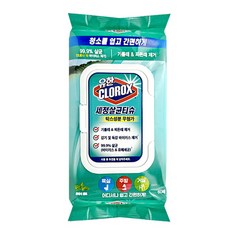 유한크로락스 세정살균티슈 후레시 센트, 4개