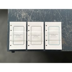 莫莫日貨 日本進口 大枝活版室 OEDA LETTERPRESS 活版印刷 五孔活頁紙 便條紙 - 單邊框, 1個, 01.Black RE001