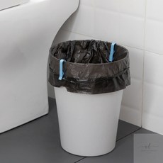 모두커넥트 쓰레기봉투 고정 홀더 2p 휴지통고정핀, 블루