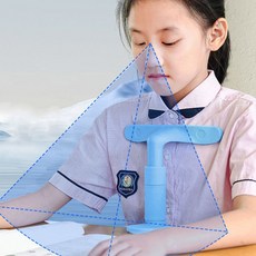 콩들 라운드숄더 허리보조 도구 등펴는기구, 블루