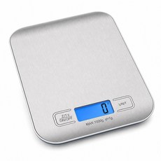가정용 디지털 주방 전자저울 스테인리스 주방저울, js-010, 화이트, 1kg