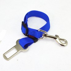 【VILA】外出必備 寵物素色汽車安全帶 汽車用 狗狗 車用 安全帶 安全扣 固定 狗安全帶 可調節防掙脫扣帶外出必備, 寶藍, 1個