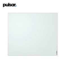 Pulsar 슈퍼글라이드 V3 유리 마우스 패드 Type-S XL 화이트 SGPXLW3S, 1개 1개