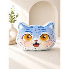 케데헌 스타일 민화 해태 얼굴라인 쿠션, 혼합