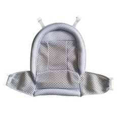 兒童洗澡盆寶寶浴盆嬰幼兒家用大號坐躺折疊感溫浴桶洗澡神器居家生活日用品居家必備好物抖音同款日用品, 浴網-灰色