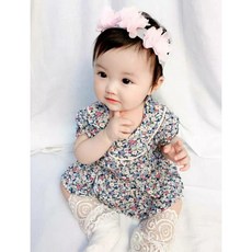 寶寶小碎花包屁裙 夏季款