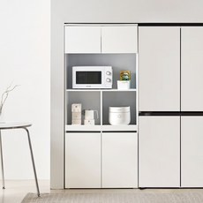 퍼니하우스 오브제 800 전자레인지선반 냉장고 수납장 밥솥 수납장 렌지대, 화이트