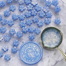 개가방 꽃 모양 씰링 왁스 비즈 카드 봉투 결혼식 초대장 선물 포장 장식에 적합, 1개, 7. A06