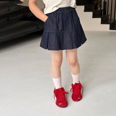 여아 데님 스커트 [5-197]